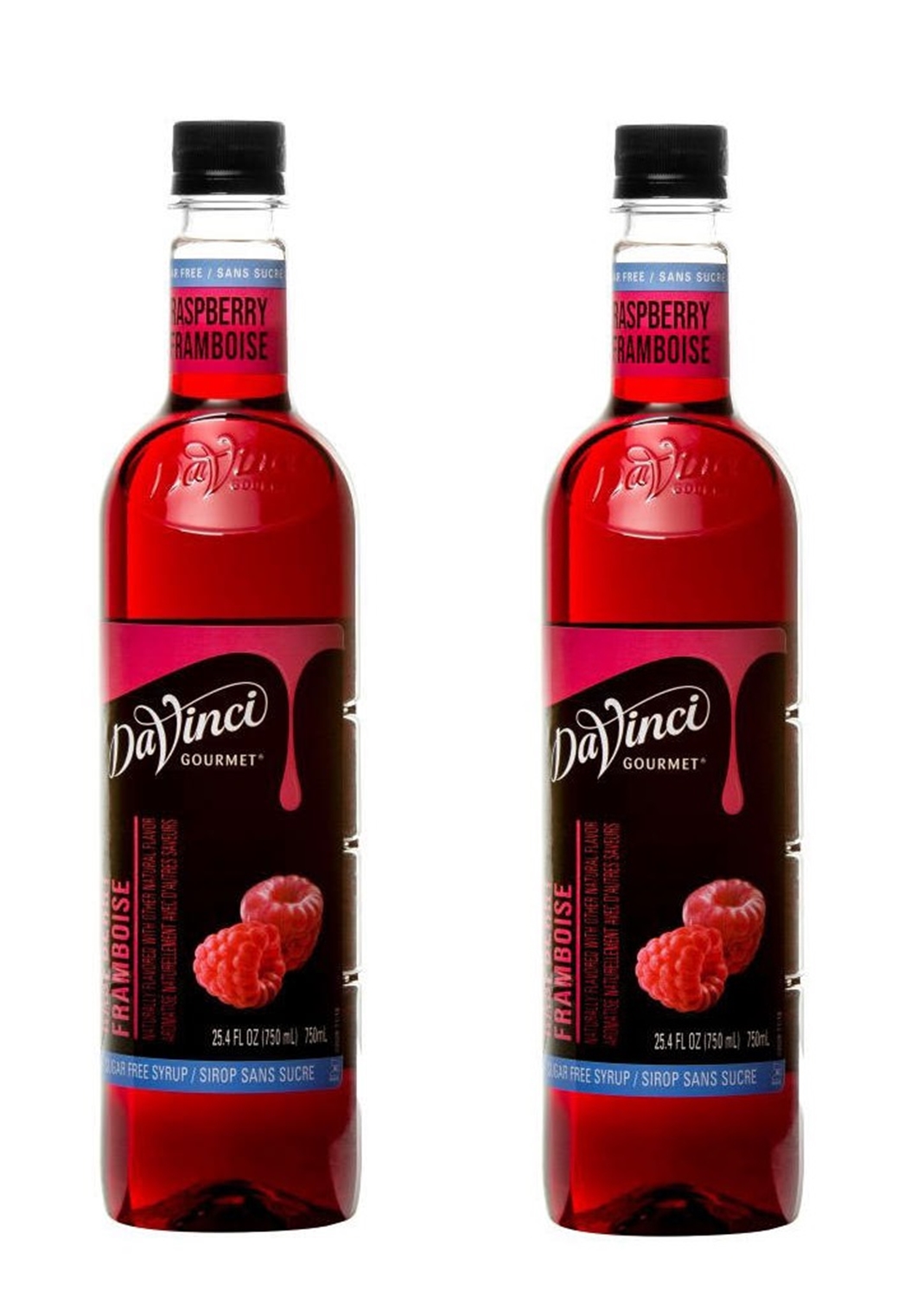 (image for) DaVinci Gourmet Sugar-Free Raspberry Beverage Syrup 750 ml - Click Image to Close